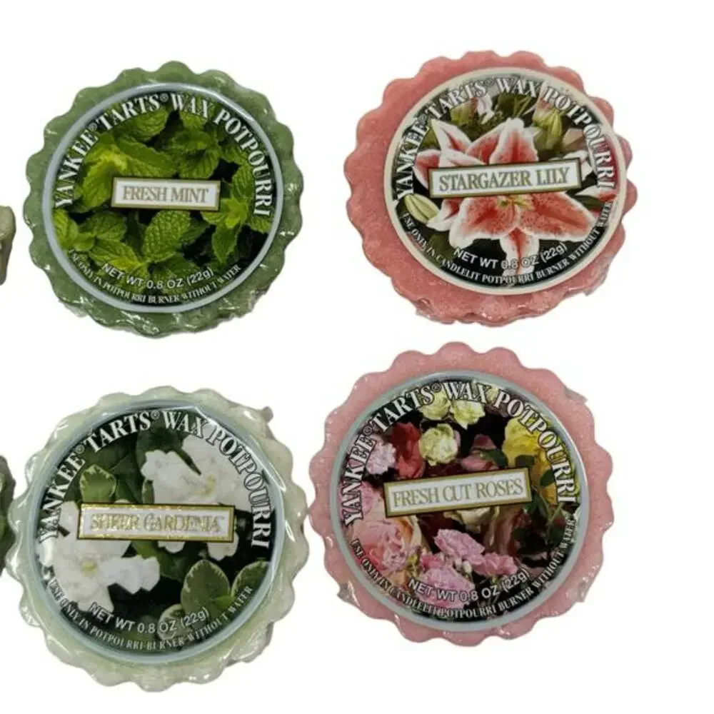 Yankee Candle 9 Piece LOT‎ Of Scented Candle Melting Tarts Home Fragrance